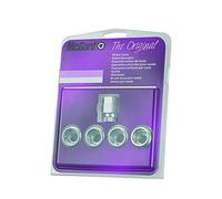 McGard 24019SU - Tuercas antirrobo para rueda (abiertas, base cónica, M14 x 1,5, longitud 22,7 mm, SW22)