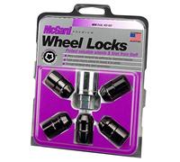 McGard 24548 Chrome/Black (1/2-20 Thread Size) Cone Seat Wheel Lock, (Set of 5)