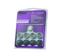 McGard 25167SU - Tuercas antirrobo para rueda con capucha de plástico (abiertas, base cónica, M14 x 1,5, longitud 22,7 mm, SW19)