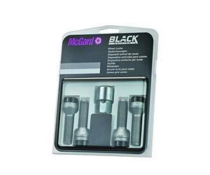 McGard 27112 SUB - Tornillos antirrobo para ruedas (base cónica, M12 x 1,5, longitud del vástago 37,9 mm, SW17), color negro