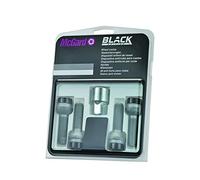 McGard 28037 SUB - Tornillos antirrobo para rueda (base cónica, M12 x 1,5, longitud del vástago 42,1 mm, SW17), color negro