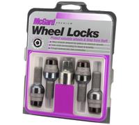 McGard 28320 cromo/negro perno estilo Radio asiento Lock juego de pernos