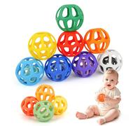 MCGMITT Bolas Sensoriales Bebé Silicona 8 Piezas, Pelotas Montessori con Texturas, Juguetes Sensoriales Educativos, Pelota Sensorial Mordedor sin BPA, Juguetes para Bebés 6 Meses en Adelante Regalo