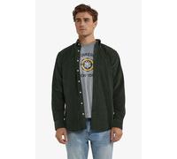 McGregor Corduroy Shirt Dark Olive Talla: L | Manga Larga Outlet | Hombre | Verde