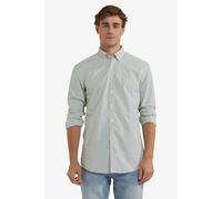 McGregor Poplin Stripe Peached Shirt Moss Green Talla: XXL | Camisas de Trabajo Outlet | Hombre | Verde