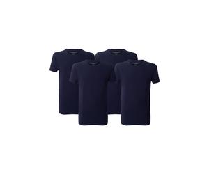 McGregor Premium - Stretch T-shirt - 4-pack Navy Talla: M | Camisetas Básicas Outlet | Hombre | Azul