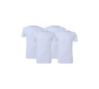 McGregor Premium - Stretch T-shirt - 4-pack White Talla: L | Ropa Interior Outlet | Hombre | Blanco