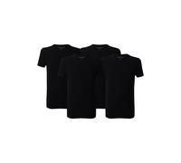 McGregor - Premium Stretch T-shirt - O-neck - 4-pack Black Talla: XL | Camisetas Básicas Outlet | Hombre | Negro