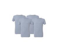 McGregor - Premium Stretch T-shirt - O-neck - 4-pack Grey Talla: M | Camisetas Básicas Outlet | Hombre | Gris