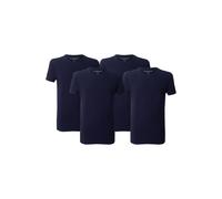 McGregor - Premium Stretch T-shirt - O-neck - 4-pack Navy Talla: L | Camisetas Básicas Outlet | Hombre | Azul