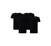 McGregor - Premium Stretch T-shirt - V-neck - 4-pack Black Talla: XL | Camisetas Básicas Outlet | Hombre | Negro