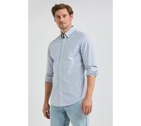 McGregor Stretch Oxford Shirt Big Stripe Navy Talla: S | Manga Larga Outlet | Hombre | Azul