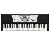 McGrey BK-6100 Teclado (61 teclas, 100 sonidos, 100 ritmos, 12 canciones demo, función de aprendizaje, adaptador, soporte para partituras)