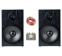 McGrey BSS-265 BK Microcadena HiFi de 6, 5" con Bluetooth®, Altavoces | Altavoces HiFi compactos, Potencia: 40 vatios (RMS)/ 75 vatios (pico), Sistema de 2 vías, Woofer de 6, 5" (16, 5 cm), 5" (1