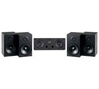 McGrey BSS-265/CS-440 BK Set Altavoces Surround 5.0 - Satélite HiFi 2 vías Full-Range para Sonido 5 Canales, Música, Cine en Casa y Sistema Surround - Negro