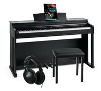 McGrey DP-19 SM E-Piano Negro mate Set, Polifonía de 128 voces, Off) | 88 teclas ponderadas con mecanismo de martillo, Sensibilidad al tacto (On, Off), 31 canciones demo internas, 8 sonidos, Soft
