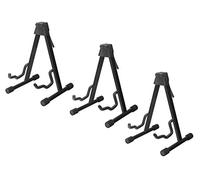 McGrey GS-UNI Soporte Universal Combinado Para Guitarras (Soporte Universal, Plegable, Base 32 x 29 cm, Superficie Acolchada, Patas De Goma) Negro