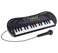 McGrey KK-3808 Teclado de Juguete de 32 Teclas - Teclado Infantil con Micrófono para Cantar, 8 Ritmos de Acompañamiento y Canciones Demo - Pequeño Piano para Niños - Juguete Musical Eléctrico