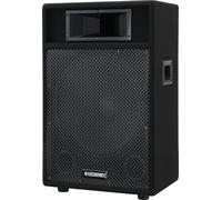 McGrey PA-115 Caja de Altavoz PA Pasiva 400 Vatios, Caja Trapezoidal | Altavoz pasivo de 2 vías con tweeter piezo, Altavoz de 15" (38 cm), driver de agudos de 2" (5 cm), Potencia: 100 vatios (RMS)