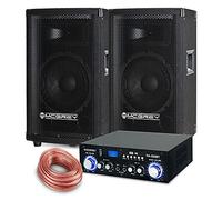 McGrey PA Set Completo PowerDJ-1000 600W, Altavoces McGrey TP-8, 3 mm