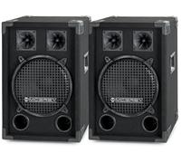 McGrey Par de Altavoces PA McGreyDJ-1022 DJ 25cm (10") Subwoofer 800W (Pasivo, Sistema de 2 Vías, Caja de Madera)