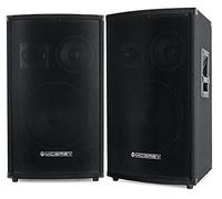 McGrey Par SL-12/3 Altavoz DJ PA pasivo de 3 vías con subwoofer de 30cm (12") 600W (Sistema de 2 vías, Caja de Madera)