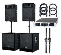 McGrey Powerstage-3000 Sistema PA 3000 Vatios, Altavoces McGrey PA-112