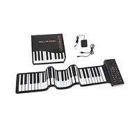 McGrey RA-61 Rollpiano - Piano plegable enrollable para transporte - Batería de iones de litio - Práctico y ligero - Ideal para llevar - Para niños y adultos - Incluye cable de carga y pedal