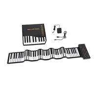 McGrey RA-88 Rollpiano con Batería, General, 88 teclas de silicona | 128 sonidos, 128 ritmos de acompañamiento, 14 canciones demo, Pantalla LED, Interfaz MIDI-USB, Salida para auriculares, 6 cm