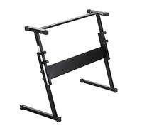 McGrey Soporte para Teclado Z - Tornillos de Giro Ergonómicos - Posicionamiento Preciso Gracias a la Escala Integrada - Altura Ajustable de 55 a 83 cm - Pies Goma para Evitar Rayones en el Suelo