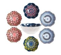 MCHERRY 10 cuencos de cerámica de 3.3 pulgadas, platos de salsa de soja, cuencos de acompañamiento, tazón pequeño para condimentos, aperitivos, postres, barbacoas, sushi