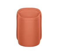 MCHHYL Portavasos para Coche para Peugeot 206 207 208 2008 301 307 308 3008 406 407 408, Organizador Automóvil de Cuero PU con Clip de Fijación Caja de Almacenamiento Multifuncional,Orange