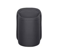 MCHHYL Portavasos para Coche para SsangYong Rexton(Gab) 2002-2019, Organizador Automóvil de Cuero PU con Clip de Fijación Caja de Almacenamiento Multifuncional,Black