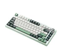 MCHkR 75 por ciento de Teclado mecánico Gaming Aluminio Aluminio PATRIMIENTO RGB Compatible Compatible con WINDO(Green MDA)