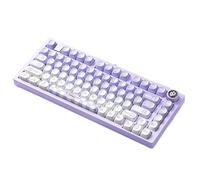 MCHkR 75 por ciento de Teclado mecánico Gaming Aluminio Aluminio PATRIMIENTO RGB Compatible Compatible con WINDO(Purple SOA)