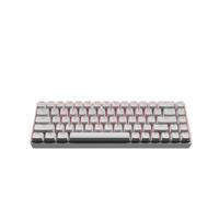 MCHkR FR68 RGB Teclado mecánico 68 RT 0.04 mm 8k Gaming Hotswap Interruptor no magnético para Jugadores(White)