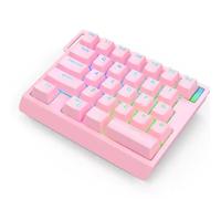 MCHkR HE30 TEQUITO MECÁNICO DE Gaming Mano HE30 RGB RGB HOTSWAP Magnético Interruptor 8KHz Personalizable para Jugadores de PC(Pink)