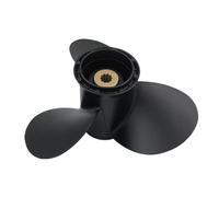 MCHkR Hélice 58100-93723-019 9 1/4 X 9 para Motor fueraborda 8HP-20Hp Aluminio 3 Negro 10 Dientes estriados R Rotación Compatible con Motores fueraborda 8HP-20Hp