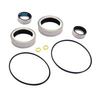 MCHkR Juego de 2 Juntas de arandela de llenado de Drenaje de Sello de Aceite Compatible con Piezas Marinas Bravo 3 Kit de Caja de Engranajes de Sello de Unidad Inferior 26-861694 25805331