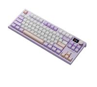 MCHkR LT84 84 RGB retroiluminado Teclado mecánico Diseño de Intercambio de Intercambio cableado inalámbrico para Jugadores compatibles con múltiples Dispositivos(LT84 Wireless 04)