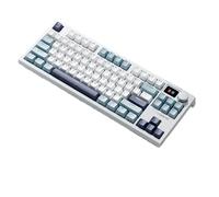MCHkR LT84 84 RGB retroiluminado Teclado mecánico Diseño de Intercambio de Intercambio cableado inalámbrico para Jugadores compatibles con múltiples Dispositivos(LT84 Wireless 02)