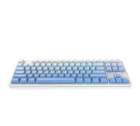 MCHkR NA87 Pro Gaming Mechanical Keyboard con interruptores magnéticos 8000Hz RGB HotSwap Compatible para Jugadores no diseño(NA87 Pro White)
