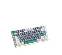 MCHkR Sumreda G38 RGB Teclado mecánico Tipo-C Teclado no Personalizable con para Accesorios de Regalos de Oficina y Juego(White 82Keys)