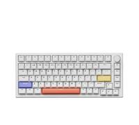 MCHkR Teclado de Juego mecánico de Interruptor magnético cableado 83 Clave Hot Swap RGB Junta Personalizada Compatible para VGNA75 Gamer Keyboard Gift(White)