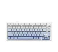 MCHkR Teclado de Juego mecánico de Interruptor magnético cableado 83 Clave Hot Swap RGB Junta Personalizada Compatible para VGNA75 Gamer Keyboard Gift(Blue)