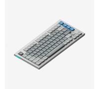 MCHkR Teclado mecánico de Aluminio de bajo Perfil Altura Personalizada NAS ANSI 75% Juego COMPATIA(Maya Imprint)
