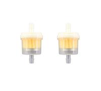 MCHNIC 2 filtros de combustible de 6 mm universales para ciclomotor, ciclomotor, moto, scooter, ATV, quad, coche, tractor, etc.