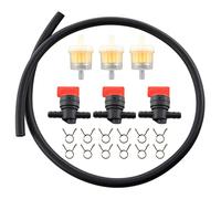 MCHNIC 3 grifos de gasolina universales de 6 mm encendido/apagado, grifo de combustible, filtro de gasolina, Wolf 2058063, 2059063