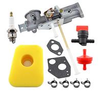 MCHNIC Carburador 299437 297599 y Junta Filtro de Gasolina Filtro de Aire para 130201 130202 130207 130212 130231 130232 130251 130252 1302 292 10 30297 131231 131232 135200 130200