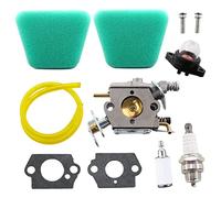 MCHNIC Carburador con filtro de aire filtro de gasolina para Partner 350 351 370 371 390 420 Poulan 2050 2055 2115 2150 2175 2250 McCulloch Mac Cat 335 435 436 440 441 motosierra sustituye a 5 30071